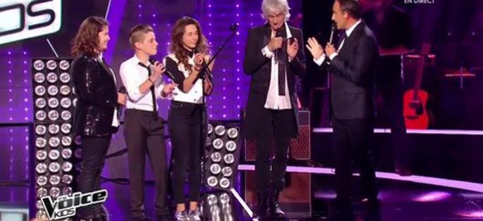 Replay “The Voice Kids” : Louis Bertignac, Laura, Coline, Léo chantent « Love me Do » (vidéo)