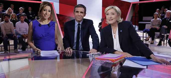 Record d'audience pour “L'Emission Politique” avec Marine Le Pen jeudi soir sur France 2