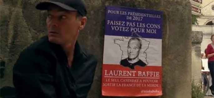 Inédit : Laurent Baffie en campagne dans “Baffie Président” samedi 6 mai sur C8 !