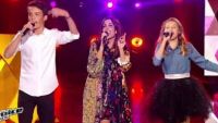 Replay “The Voice Kids” : Jenifer, Lou & Achille « Bubble star »  de Laurent Voulzy (vidéo)