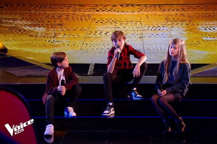 Replay "The Voice Kids" : Eugénie, Nathan & Aurélien chantent "Animaux fragiles" de Zaz & Ycare - Vidéo