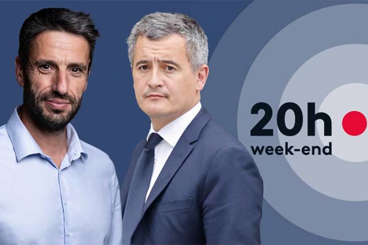 Gérald Darmanin et Tony Estanguet invités du 20H de France 2 ce dimanche 21 juillet 2024