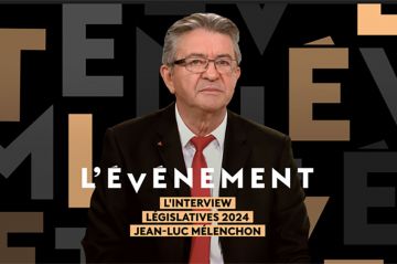 Jean-Luc Mélenchon invité de &quot;L&#039;Événement, l&#039;interview - Législatives 2024&quot; lundi 24 juin 2024 sur France 2