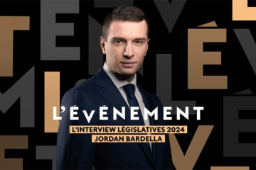 Jordan Bardella invité de &quot;L'Événement, l'interview - Législatives 2024&quot; mardi 18 juin 2024 sur France 2